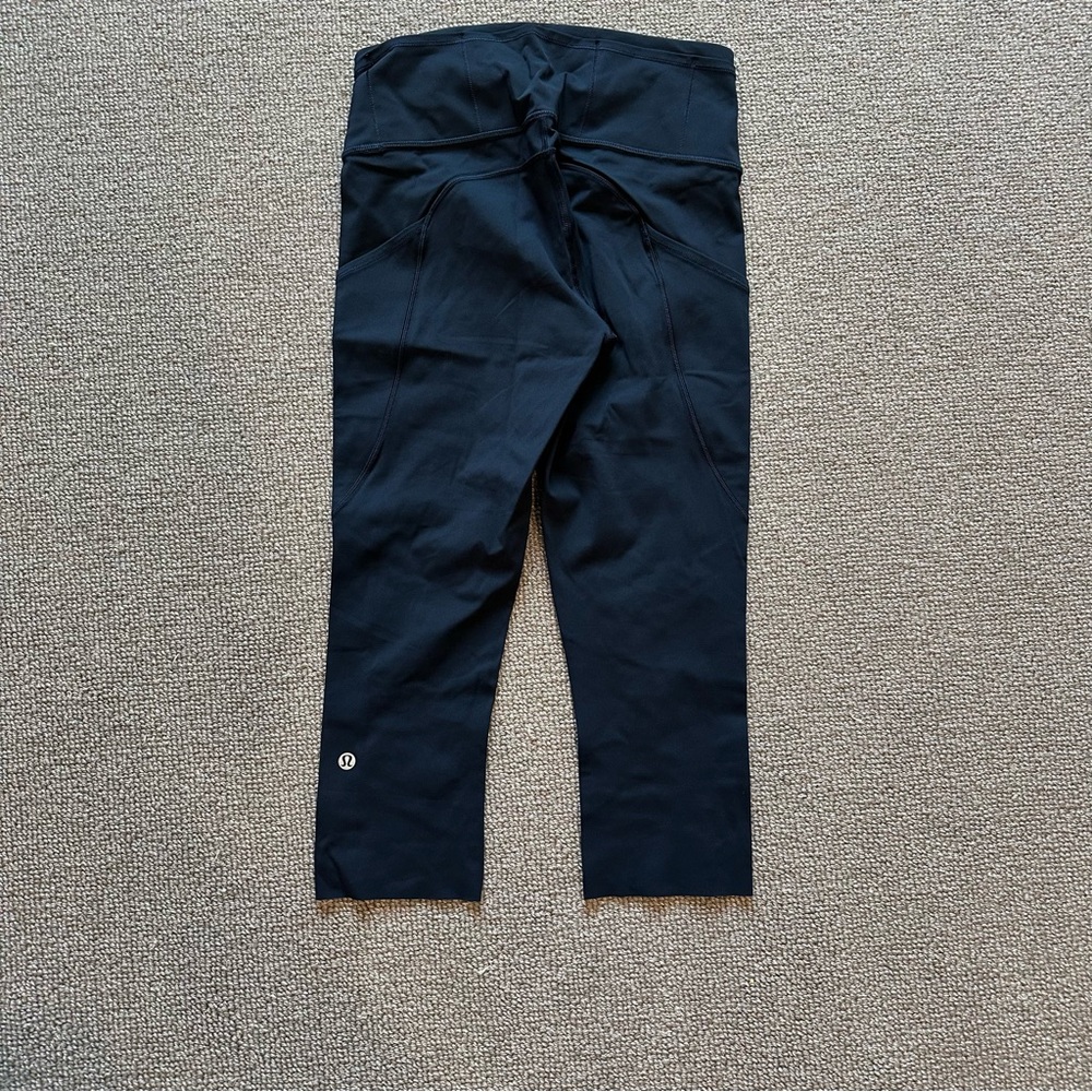 lululemon athletica Navy Crop Leggings